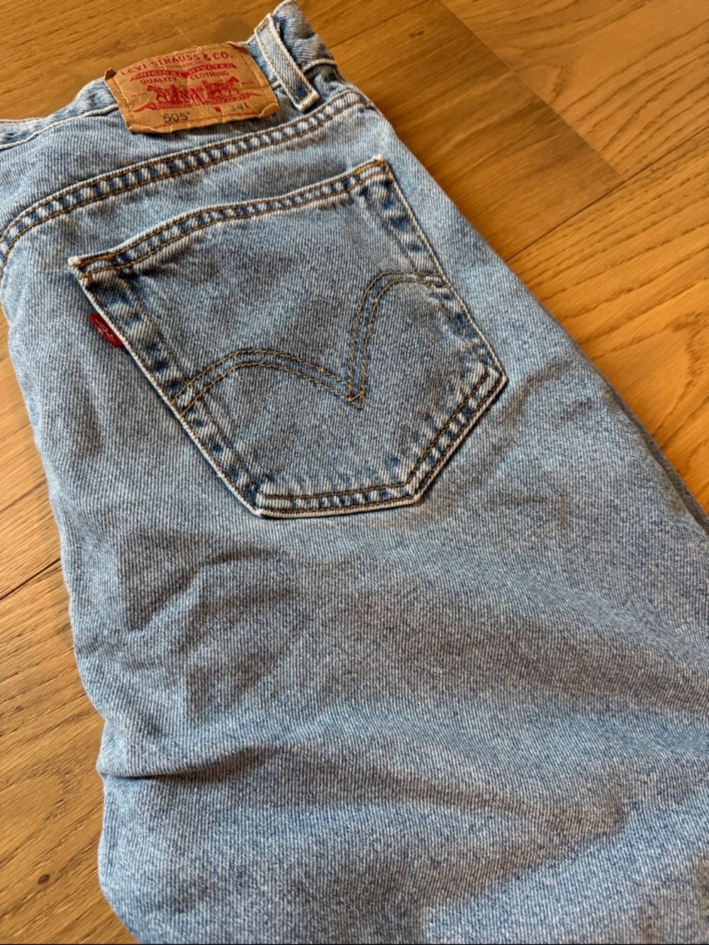 Levi’s 505 Jorts Jean Shorts Size 34 100% Cotton